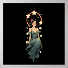 Vintage Woman Poster