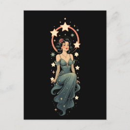 Vintage Woman Vykort