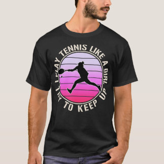 Vintage Women Tennis T Shirt