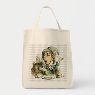 Vintage Wonderland Mad Hatter Tygkasse