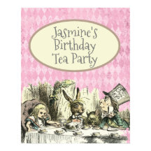 Vintage Wonderland Tea Party Rosa