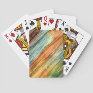 Vintage Wood Abstrakt Art 7 Kortlek