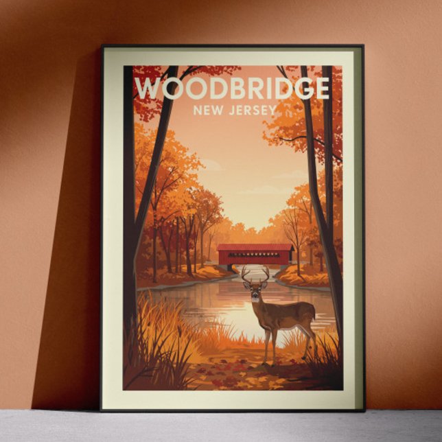 Vintage Woodbridge New Jersey Poster (Skapare uppladdad)