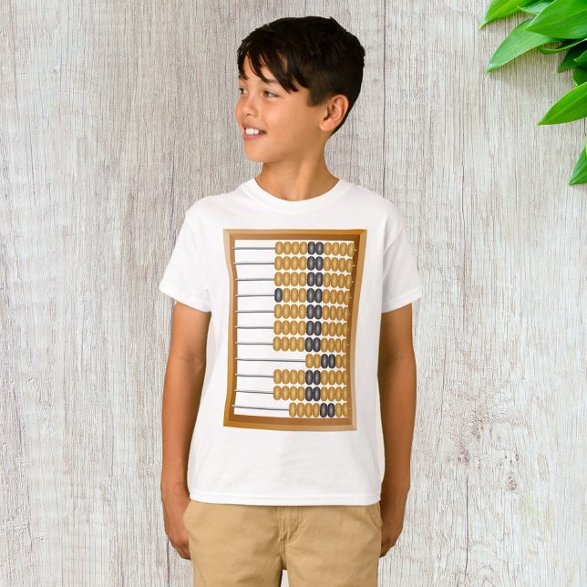 Vintage Wooden Abacus Classic Counting Verktyg T Shirt (Skapare uppladdad)