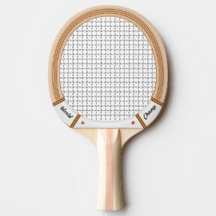 Vintage Wooden Tennis Racket