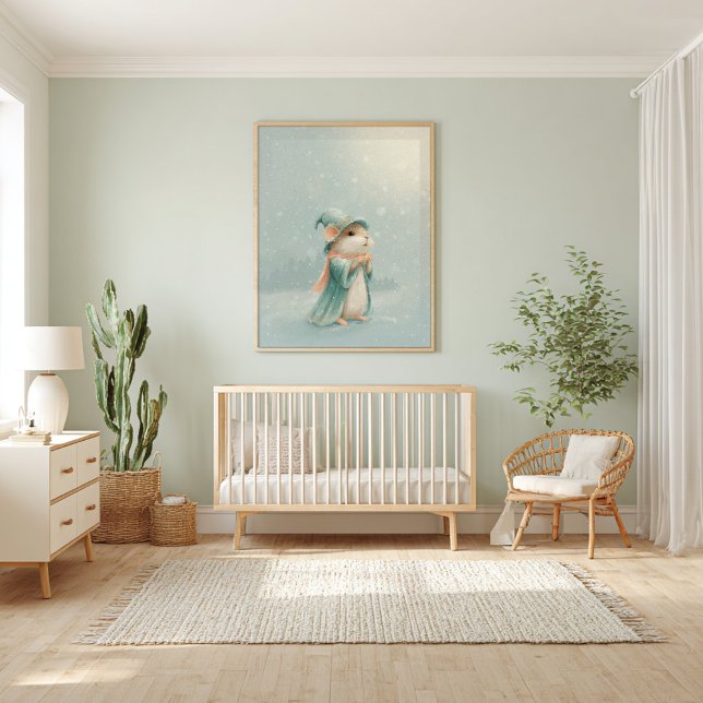 Vintage Woodland Animals Nursery Poster (Skapare uppladdad)