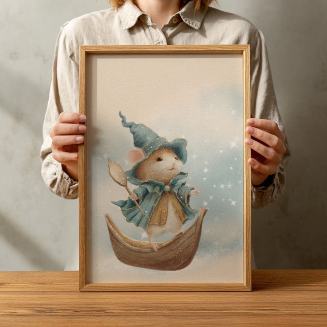 Vintage Woodland Animals Nursery Poster (Skapare uppladdad)