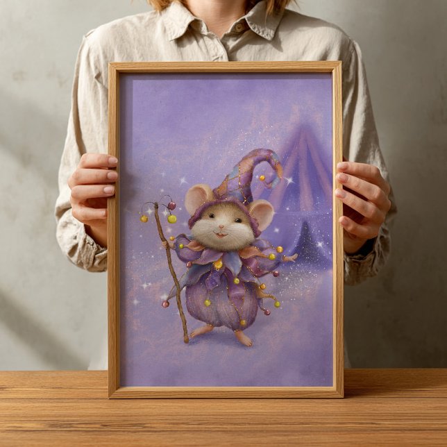 Vintage Woodland Animals Nursery Poster (Skapare uppladdad)