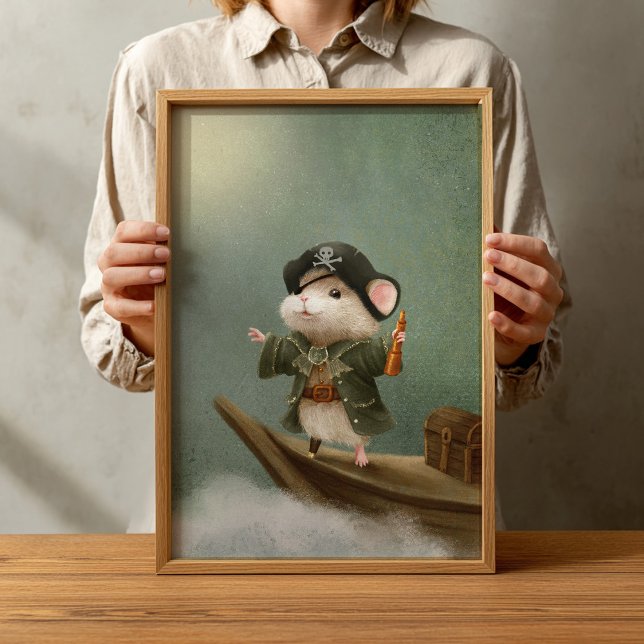 Vintage Woodland Animals Nursery Poster (Skapare uppladdad)