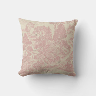 Vintage Woodland Toile Skogs Djur Cottagecore Kudde