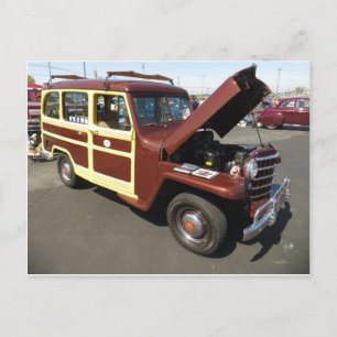 Vintage Woody Vykort