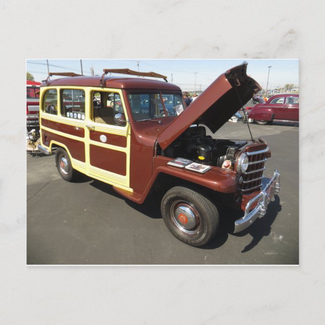 Vintage Woody Vykort (Framsida)