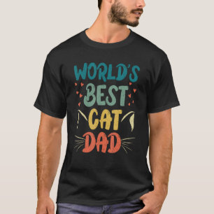 Vintage World of Best Cat Pappa Far's Day Best Cat T Shirt