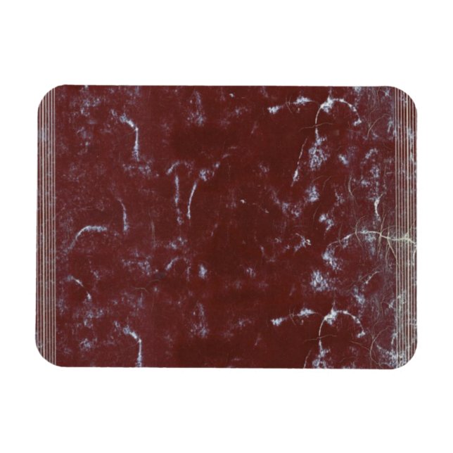 Vintage World Red Notebook Cover Magnet (Horisontell)