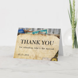 Vintage World Travel Tack Greeting Card Kort