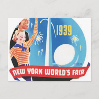 Vintage Worlds Fair Postcard Vykort