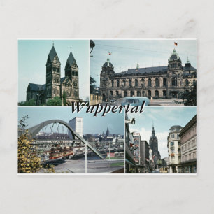 Vintage Wuppertal Photo Collage Vykort