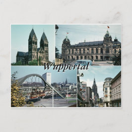 Vintage Wuppertal Photo Collage Vykort