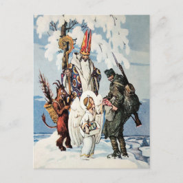 Vintage WW1-julklapp Vykort
