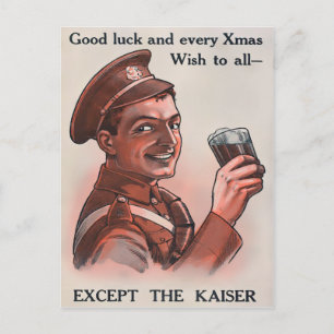 Vintage WW1 julvykort Vykort