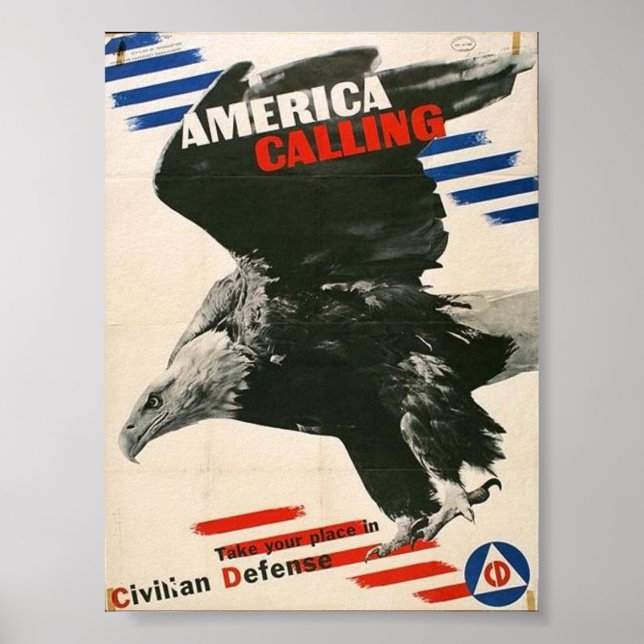 Vintage WW2 Propaganda Poster (Framsidan)