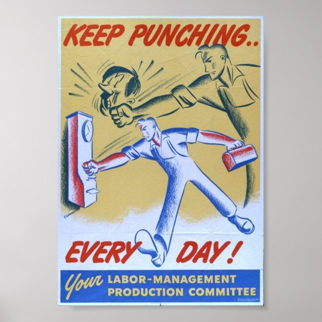 Vintage WW2 Propaganda Poster (Framsidan)