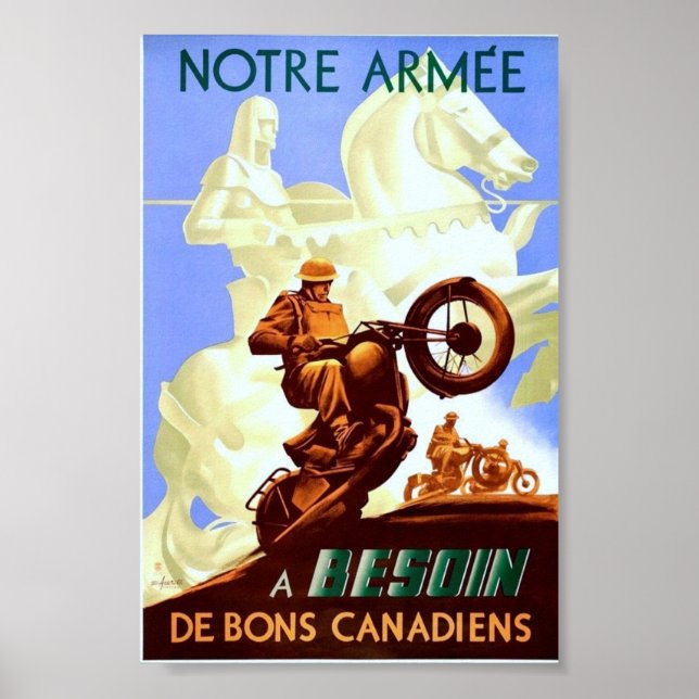 Vintage WW2 Propaganda Poster (Framsidan)