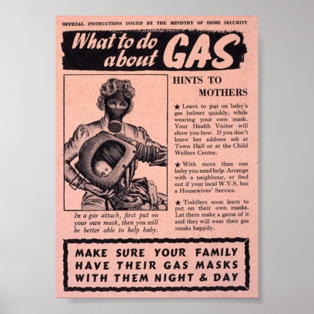 Vintage WW2 Propaganda Poster (Framsidan)