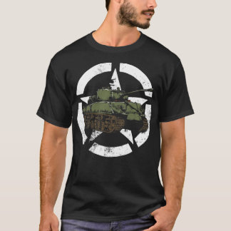 Vintage WW2 Sherman Tank T Shirt