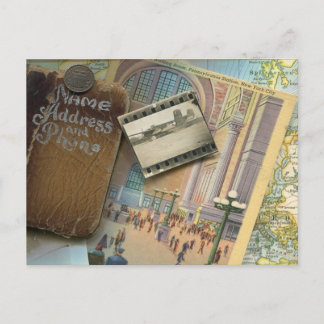 Vintage WWII-Era-vykort Vykort