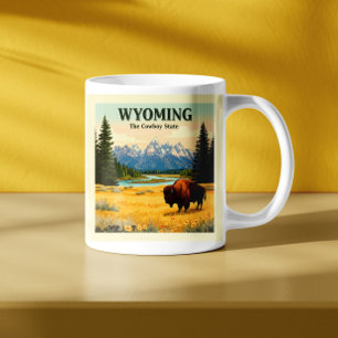 Vintage Wyoming Kaffemugg
