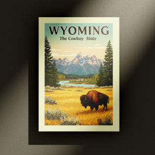 Vintage Wyoming Vykort