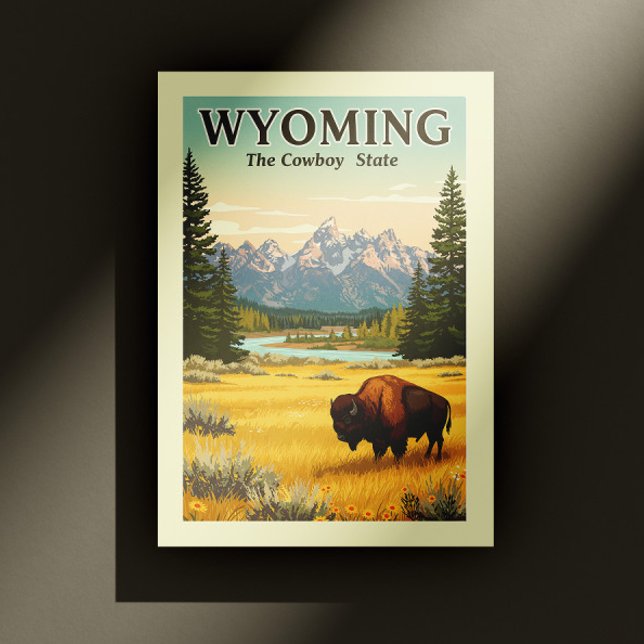 Vintage Wyoming Vykort (Skapare uppladdad)