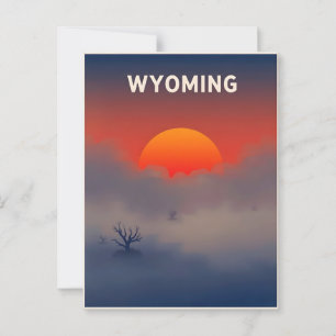 Vintage Wyoming-vykort Vykort