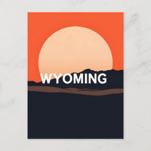 Vintage Wyoming-vykort Vykort