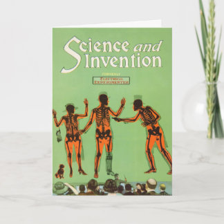 Vintage X Ray People Gun Science fiction Invention Kort