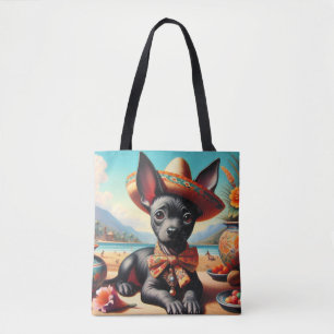 Vintage Xoloitzcuintle Tygkasse