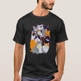 Vintage Y2K Enjoi Cat Gang - Cute Cat Mamma Cat Pa T Shirt