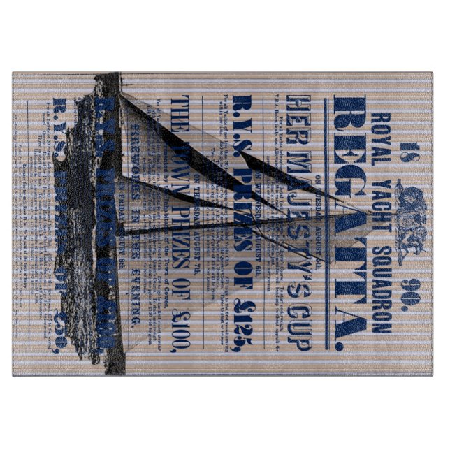 Vintage Yacht Regatta Advertisement (Framsidan)