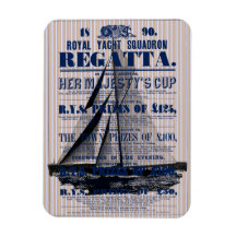 Vintage Yacht Regatta Advertisement