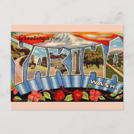 Vintage Yakima Washington  Vykort