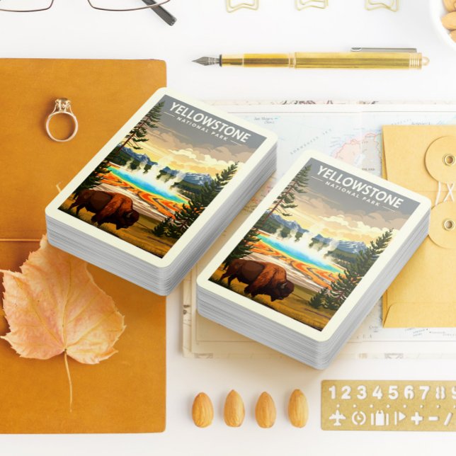 Vintage Yellowstone nationalpark Casinokort (Skapare uppladdad)