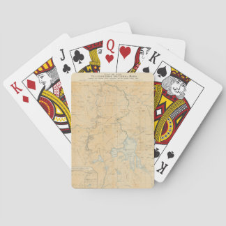 Vintage Yellowstone nationalpark Karta Casinokort