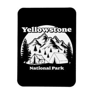 Vintage Yellowstone nationalpark Magnet