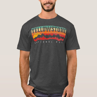 Vintage Yellowstone nationalpark Manar and Women T Shirt