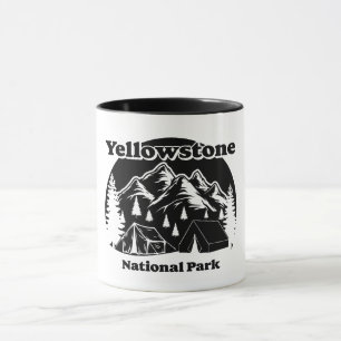 Vintage Yellowstone nationalpark Mugg