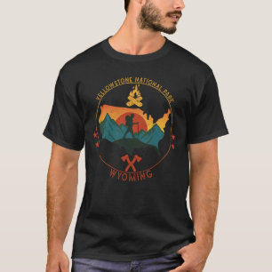 Vintage Yellowstone nationalpark T Shirt