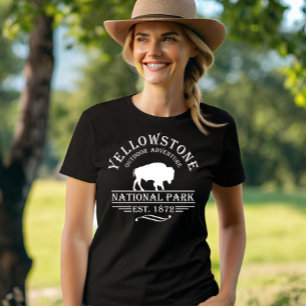 Vintage Yellowstone Nationalpark T Shirt