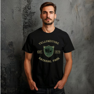 Vintage Yellowstone Nationalpark T Shirt