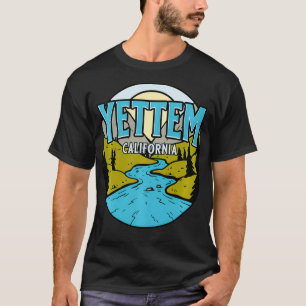 Vintage Yettem, California River Valley Souvenir P T Shirt